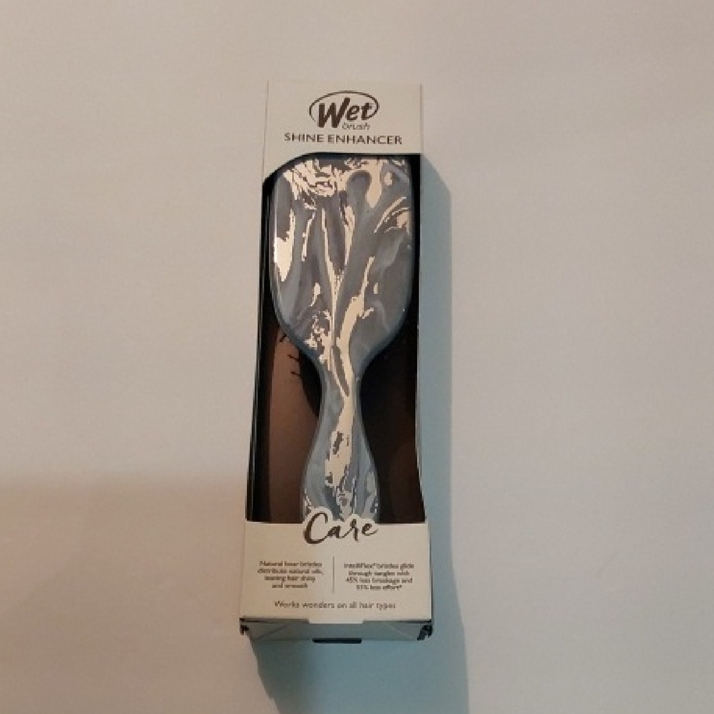 Wet Brush Shine Enhancer Hair Brush - Silver